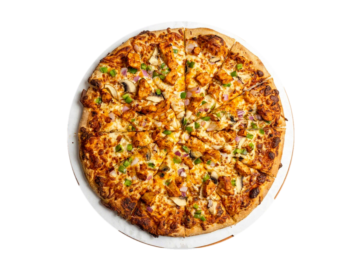 Freshly baked pizza